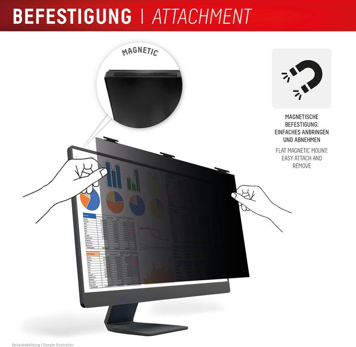 Actual product image Displex Privacy Safe, Desktop Monitor Blickschutzfilter (27", 16 : 10)