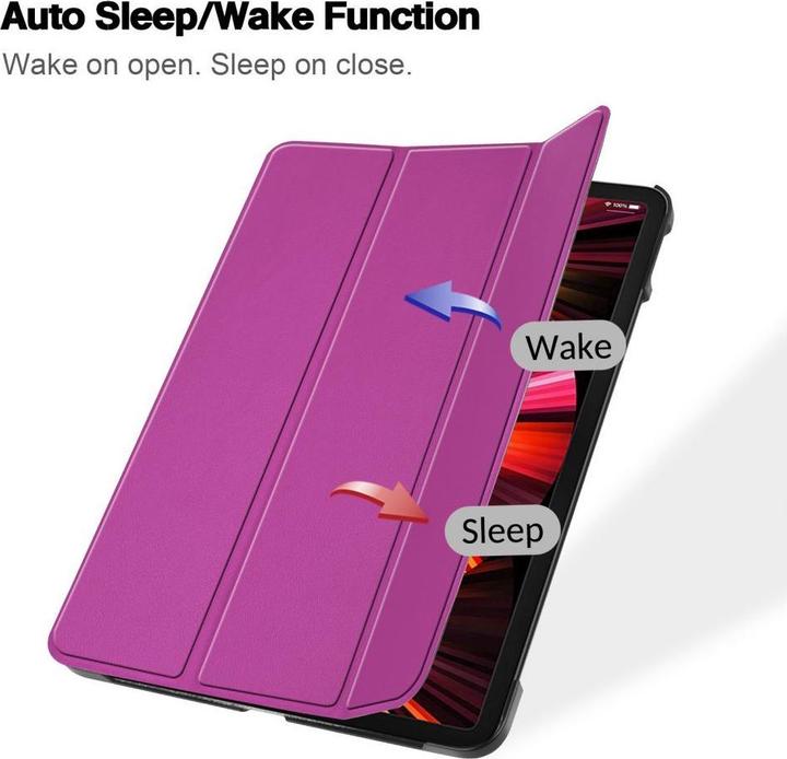 Actual product image iLike iPad 10.2 Tri-Fold Eco-Leather Stand Case (iPad 10.2)