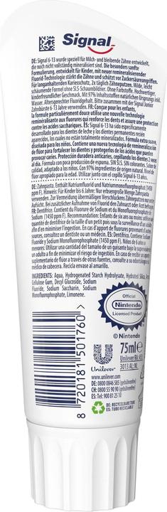 Actual product image Signal ZP Junior Mild Mint 12x 75ml (75 ml)