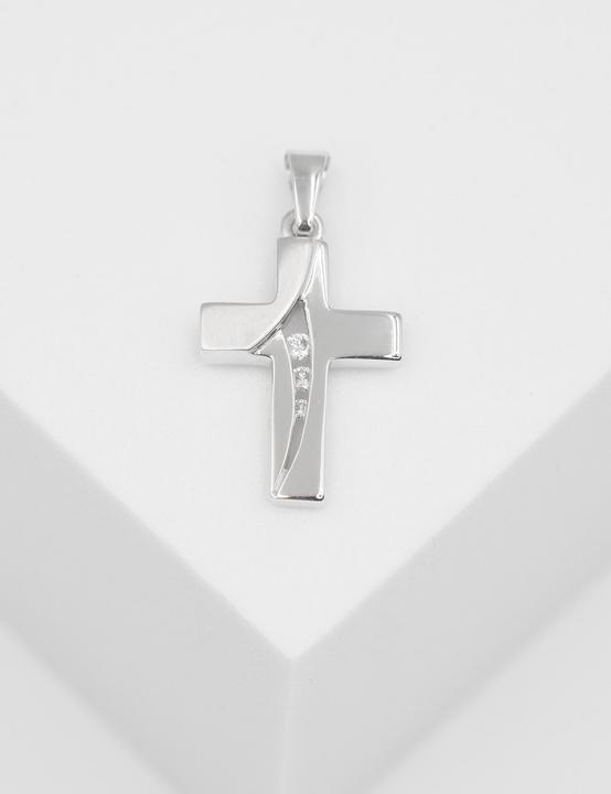 Produktbild Muau Kreuz (Weissgold)