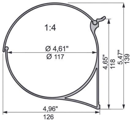 Image du produit OK-Line Porte-rouleau de papier Wall System (1 pcs)