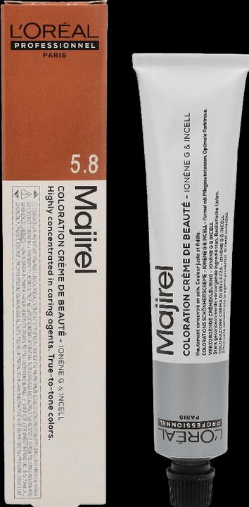 Actual product image L'Oréal Professionnel Majirel hair color (5.8 Light brown mocha)