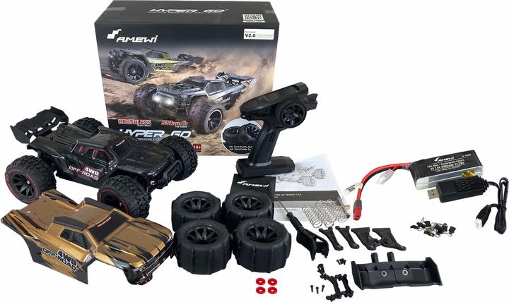 Immagine prodotto Amewi Hyper Go Truggy Brushless 4wd 1:14 Rtr Nero (RTR pronto all'uso)