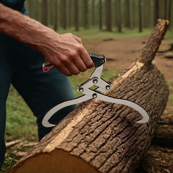 Produktbild Wiltec Handpackzange Ø30cm Holzzange 44cm Packzange Stahl Holzgreifer Forstzange (440 mm)
