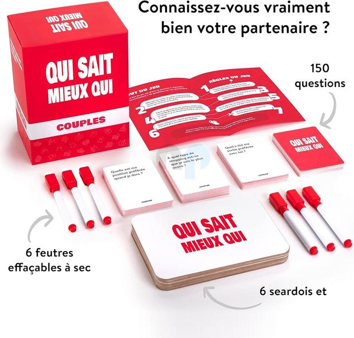Immagine prodotto The World Game Qui sait mieux qui - Coppie (Francese)