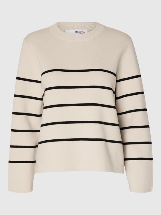 Produktbild Selected Femme Langärmeliger Baumwoll Strickpullover (XXL)