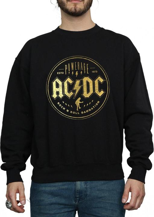 AC/DC Rock N Roll Damnation Sweatshirt aus Baumwolle