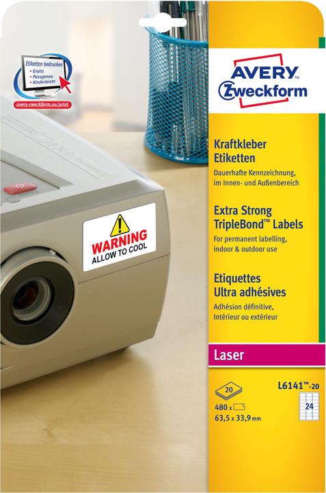 Produktbild Avery Kraftkleber-Etiketten