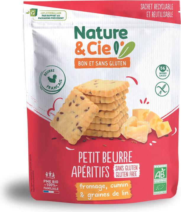 Image du produit Nature et Cie Petit beurre apéritif fromage-cumin (1 pcs, 80 g)