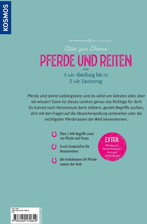 Produktbild Kosmos Das grosse Pferdelexikon (Deutsch, Carola von Kessel, 2021)