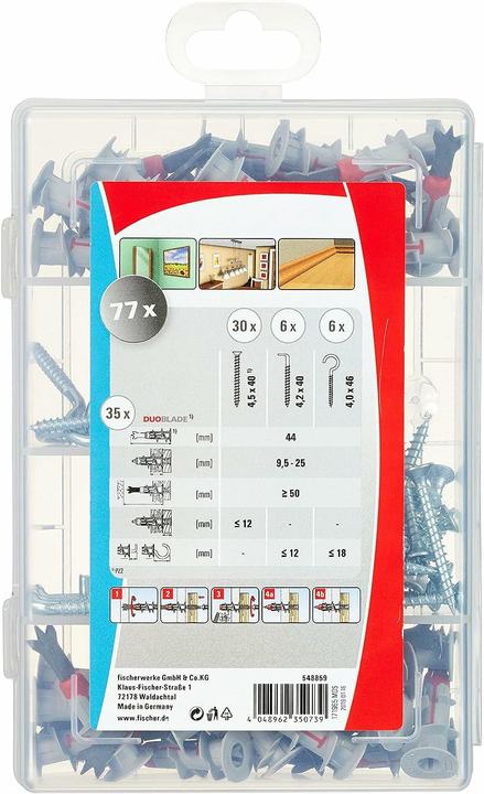 Actual product image Fischer Profibox DUOBLADE + S + H (35) NV (77 pcs.)