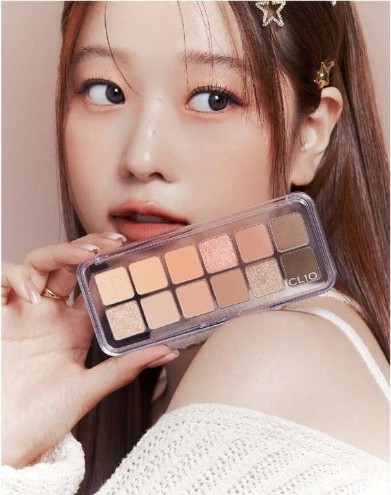Actual product image Clio Pro Eye Palette Air Luxury (04 Pink Pairing)