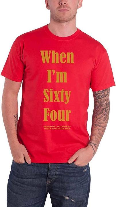 Produktbild Adult When I'm Sixty Four Back Print T-shirt (S)