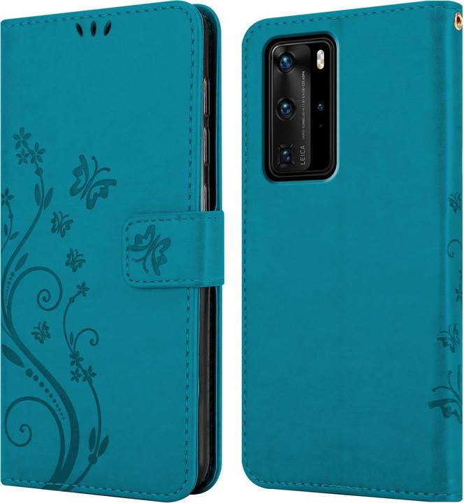 Productafbeelding Cadorabo Bloemen Boekomslag (Huawei P40 Pro)