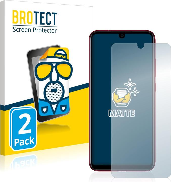 Actual product image BROTECT Anti-glare film Screen protector Matt screen protector film (2 Piece, Xiaomi Redmi 7)