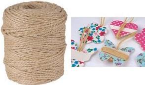 Actual product image Agipa Sisal cord, made of natural fibre, length: 100 m (1 Piece)