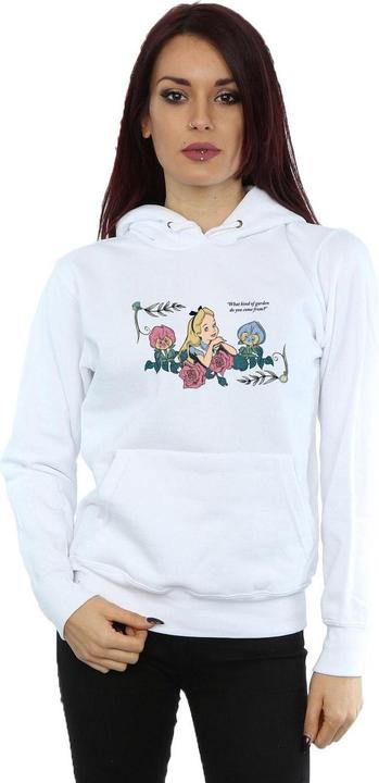 Actual product image Disney Womens/Ladies Alice In Wonderland What Kind Of Garden Hoodie (XL)