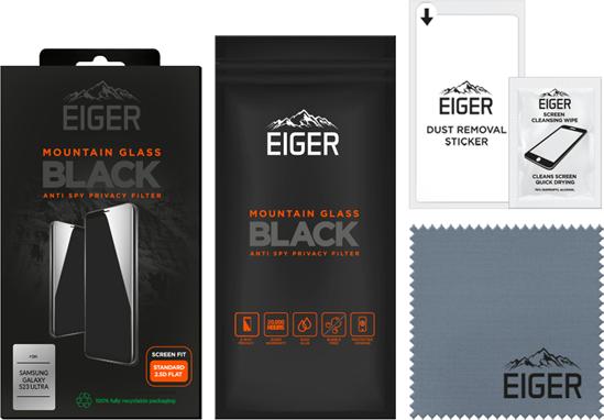 Produktbild Eiger Mountain Glass Black Edge (1 Stück, Samsung Galaxy S23 Ultra)