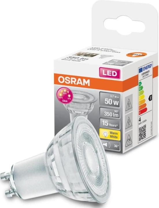 Productafbeelding Osram Ster+ drietraps Dim Par15 (GU10, 3.70 W, 350 lm, 1 x, F)