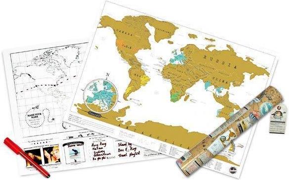 Produktbild Luckies Scratch Map (42 x 30 cm)