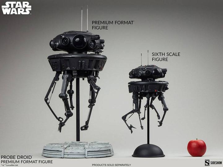 Actual product image Sideshow Star Wars statuette Premium Format Probe Droid 68 cm