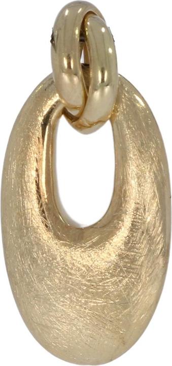 Produktbild Xen Anhänger oval eismattiert vergoldet (925 Sterling Silber)