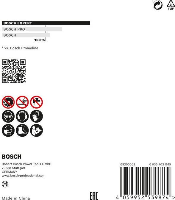 Actual product image Bosch Professional Zubehör Expert HardCeramic 76 mm diamond cutting discs 76 x1.5 x 10 mm