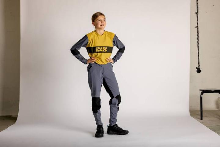 Produktbild iXS Trigger EVO Kids Long Sleeve Jersey - Acacia / Charcoal (M)