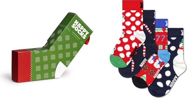 Image du produit Happy Socks X-Mas Stocking (paquet de 4, 24 - 26)
