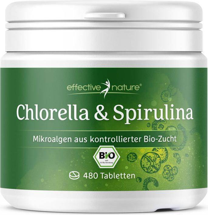 Image du produit Effective Nature Bio Mikroalgenmix (480 pièce(s), Cachets, 480 g)