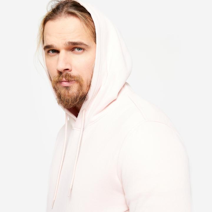 Produktbild Domyos Hoodie Herren warm Baumwollgewebe - rosa (M)