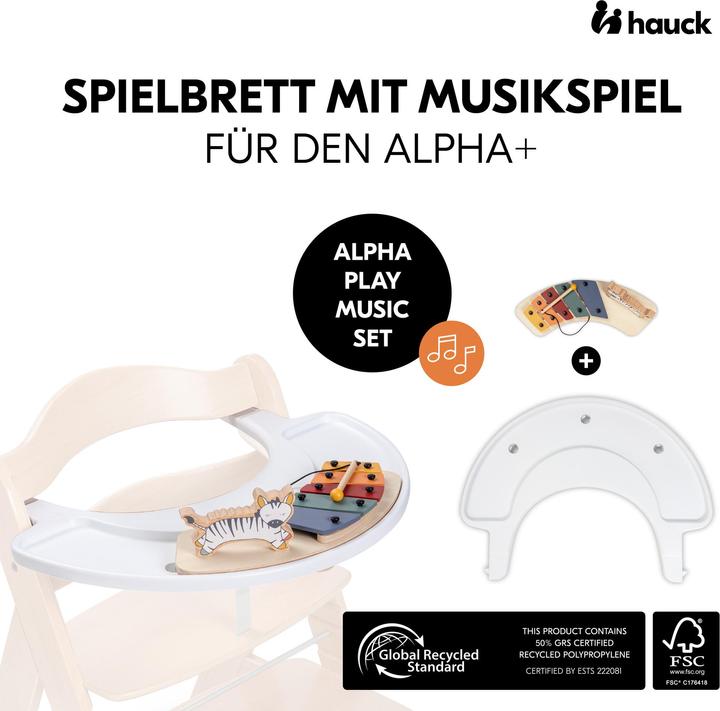 Produktbild Hauck Alpha Play Zebra (Englisch, Deutsch, Französisch, Italienisch, Schweizerdeutsch)
