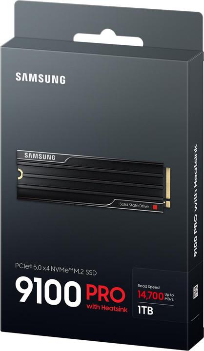 Actual product image Samsung 9100 PRO with Heatsink (1000 GB, M.2 2280)