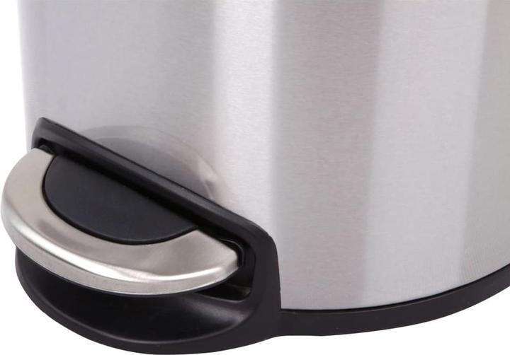 Immagine prodotto EKO Cestino a pedale Serene in acciaio inox opaco da 30 L con coperchio ammortizzato e contenitore (30 l)