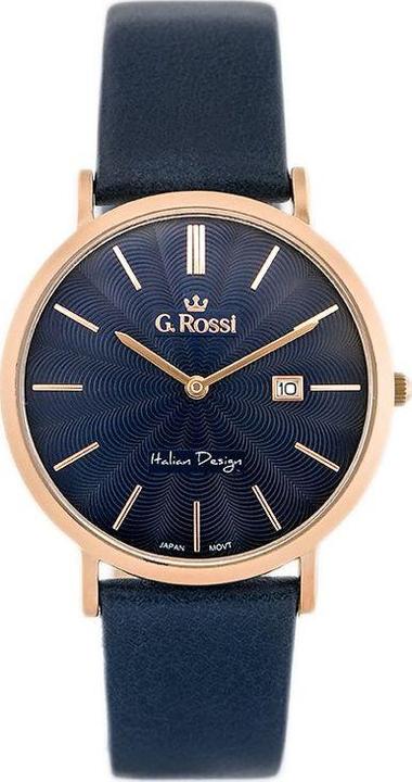 Gino Rossi WATCH MEN'S WATCH - 10853A - SLIM (zg184h) + universal BOX