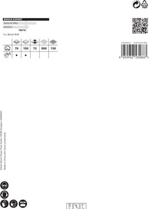 Produktbild Bosch Professional Zubehör EXPERT Tough Material Lochsäge, 114 x 60 mm (114 Millimeter)