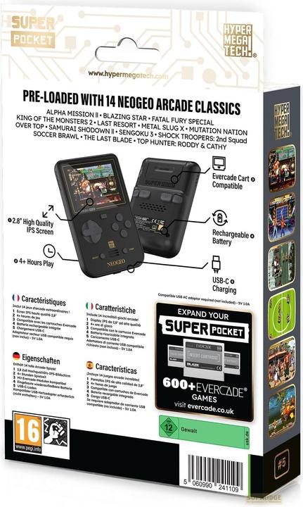 Immagine prodotto Blaze Evercade Neo-Geo Super Pocket