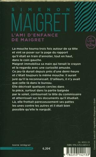 Immagine prodotto L'ami d'enfance de Maigret (Francese, Georges Simenon, 1997)