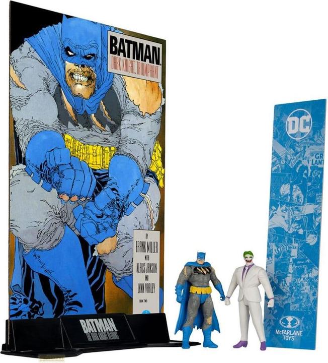 Image du produit McFarlane DC Direct Page Punchers Figurines Lot de 2 Batman & The Joker (Batman : The Dark Knight Returns)