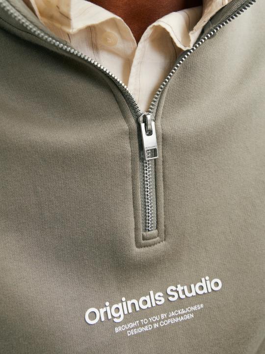 Actual product image Jack & Jones Text Sweatshirt with half zip Sweatshirt with half zip (XS)