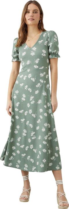 Image du produit Dorothy Perkins Ditsy Print Robe midi à manches courtes (34 D)