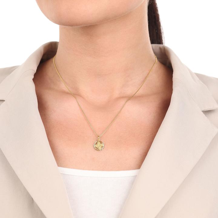 Image du produit Amor Pendentif Cupidon pour femme, argent sterling 925 | trèfle à quatre feuilles (Argent 925)