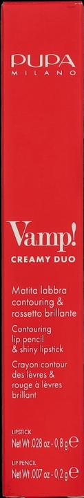 Actual product image Pupa Milano Pupa Vamp! Creamy Duo Light Rose 04 (004 Light Rose)