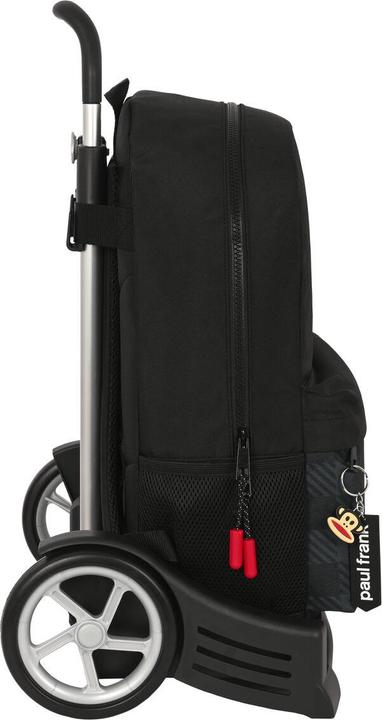 Produktbild Paul Frank Schulrucksack mit Rädern Campers Schwarz (30 x 46 x 14 cm) (14 l)