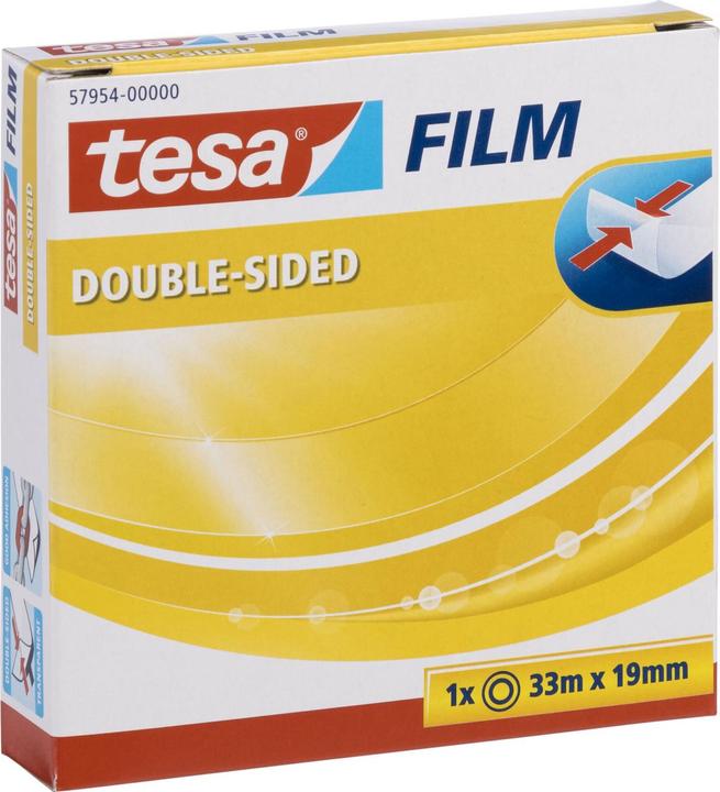 Actual product image tesa tesafilm double-sided adhesive tape (19 mm)