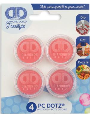 Immagine prodotto Diamond Dotz Vasetti di cera Freestyle 1 set = 4 pezzi