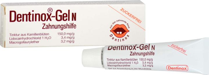 Produktbild Dentinox Gel N Zahnungshilfe, 10 g Gel (1 x, 10 g)