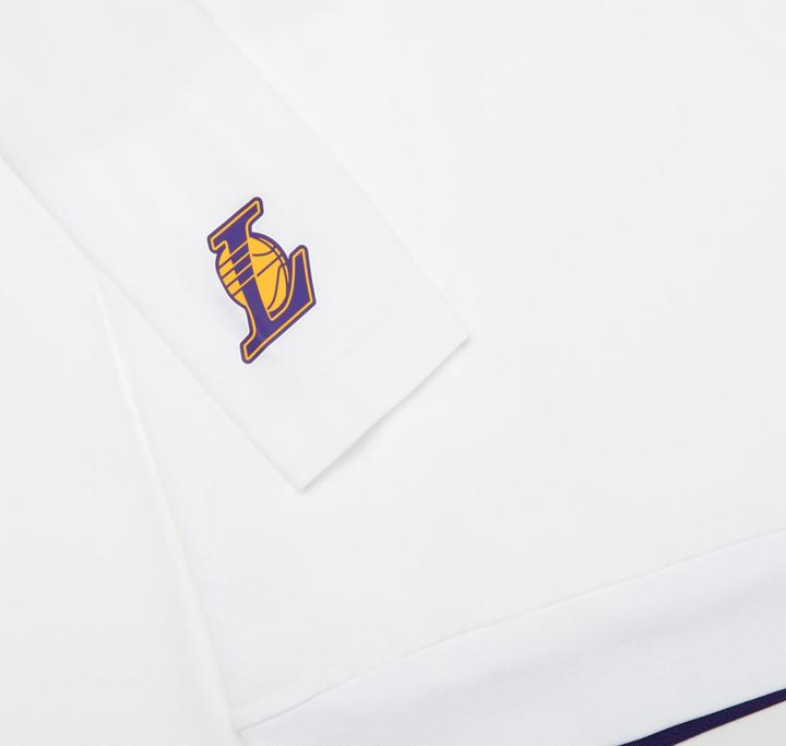 Image du produit Tarmak T-shirt fonctionnel femme/ homme manches longues NBA Los Angeles Lakers - UT500 blanc (S)