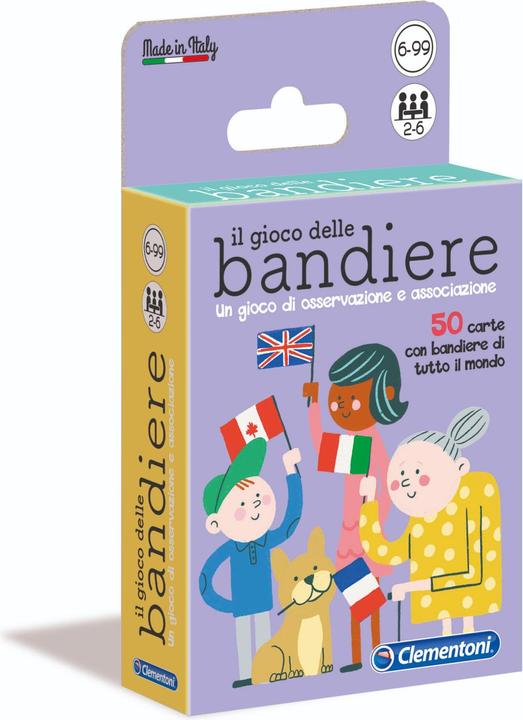 Immagine prodotto Clementoni Carte Il gioco delle Bandiere IT (Italiano)