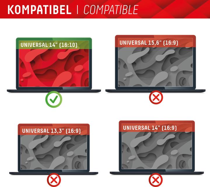 Produktbild Displex Privacy Safe, Laptop Blickschutzfilter (14", 16 : 10)